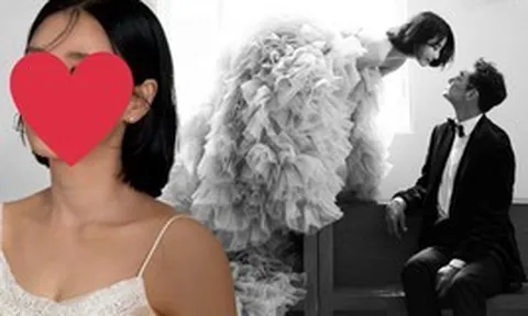 Mỹ nhân phim giờ vàng bất ngờ thông báo kết hôn, tung luôn ảnh cưới đẹp tựa poster phim với cầu thủ hơn 2 tuổi