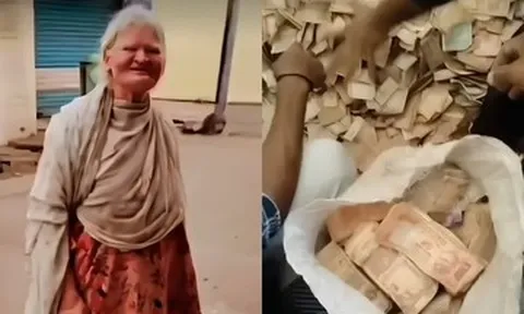 Người ăn xin qua đời, gia đình bất ngờ tìm thấy bao tải tiền hơn 220 triệu đồng