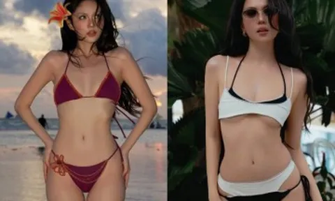 Ngọc Trinh diện bikini khoe thân hình "cực phẩm" ở tuổi 37