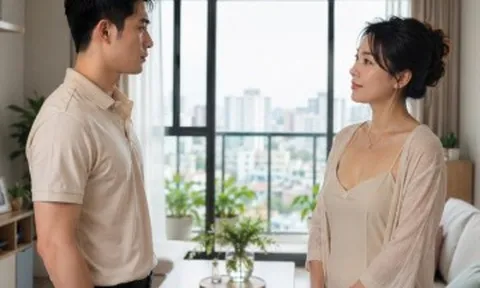 Nửa đêm được chị đồng nghiệp gọi sang nhờ sửa khóa cửa, tới nơi tôi mới ngã ngửa