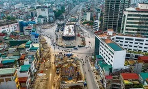 Hà Nội cho xe đi vào làn BRT tại nút Láng Hạ - Giảng Võ