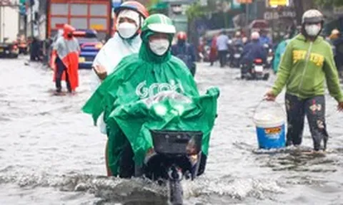 TP.HCM: Từ ngày mai bắt đầu đợt mưa trên 250mm