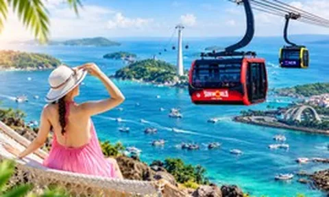 Cáp treo 3 dây dài nhất thế giới ở 1 điểm đến của Việt Nam vừa vượt mặt cả Maldives và Phuket, là thiên đường biển xanh cát trắng được cả Vingroup và Sun Group lựa chọn