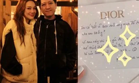 Bức thư Trường Giang viết trên giấy Dior gửi vợ: Suy tính tương lai sau những món quà trăm triệu