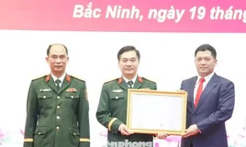 Công bố quyết định của Bộ trưởng Bộ Quốc phòng về công tác cán bộ ở Bắc Ninh