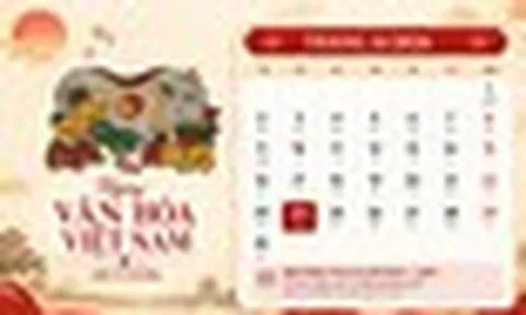 Đề xuất nghỉ 1 ngày dịp Ngày Văn hóa Việt Nam 2026, không hoán đổi làm việc
