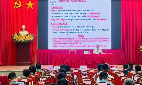 Xã Hát Môn cấm nhiều cá nhân tham gia đấu giá đất do trúng nhưng "bỏ cọc"