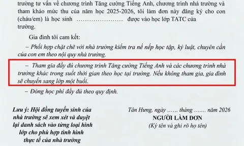 Phụ huynh tố trường ở TP.HCM ép phải học môn liên kết mới được bán trú