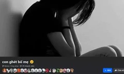Xuất hiện hội nhóm 'con ghét bố mẹ' trên Facebook với gần 90 nghìn thành viên