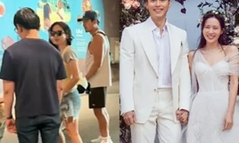 Son Ye Jin lao ra bảo vệ con trai 4 tuổi