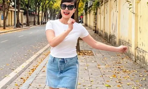 MC Hoài Anh VTV sành điệu xuống phố, nghệ sĩ Vân Dung trẻ như gái đôi mươi