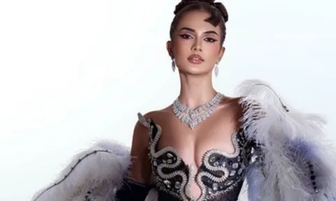 Nhan sắc lai cực phẩm của á hậu gọi Tăng Thanh Hà là 'dì'
