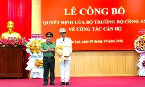 Bộ trưởng Bộ Công an bổ nhiệm, biệt phái Phó Giám đốc Công an tỉnh Gia Lai