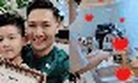 Con trai Mạnh Trường trổ tài rửa hết cả "núi" bát đĩa, bà xã nam diễn viên "thả thính": "Con dâu tương lai đã yên tâm chưa?"