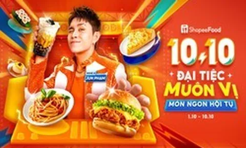 Cuối tuần ăn gì? Ghé “đại tiệc muôn vị” ShopeeFood 10.10, món ngon nào cũng có