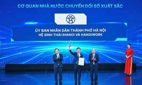 Hà Nội được vinh danh tại Giải thưởng Chuyển đổi số Việt Nam 2026
