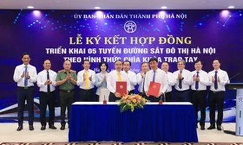 Hà Nội triển khai 5 tuyến đường sắt đô thị, phấn đấu hoàn thành vào năm 2030