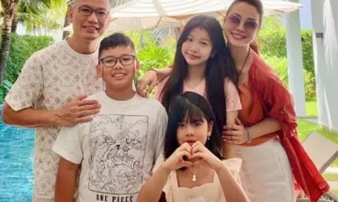 Hai con gái điệu đà nhà Jennifer Phạm