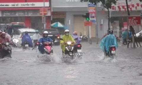 Bốn tỉnh, thành đón mưa lớn đỉnh điểm