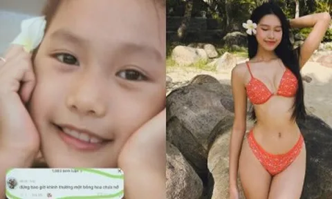 Bé gái xinh nức tiếng Hà Nội 19 tuổi là mỹ nhân Hoa hậu VN, đẻ con cùng cầu thủ 1m87 được tặng lâu đài 4 tầng