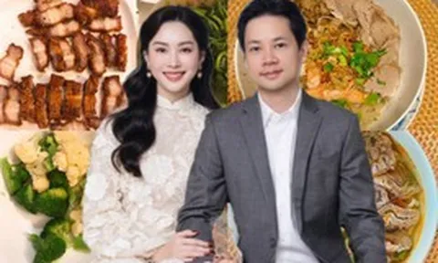 Mâm cơm nhà của Đặng Thu Thảo và tổng giám đốc tập đoàn bất động sản