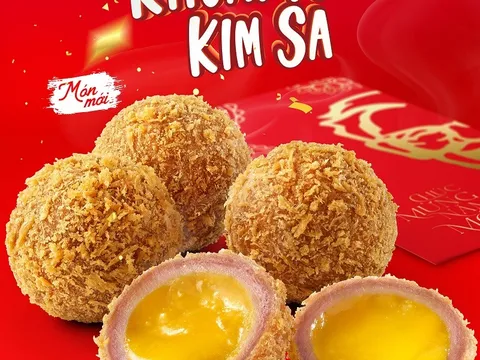 Viên khoai môn kim sa KFC - Vị ngon tinh tế!!!