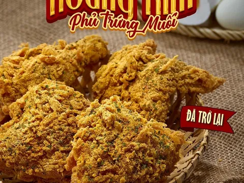Gà Hoàng Kim KFC phủ trứng muối nay đã trở lại !!!