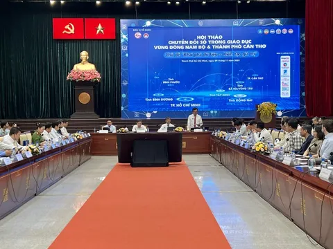 Tăng cường ứng dụng công nghệ thông tin và chuyển đổi số của ngành GD-ĐT giai đoạn 2022 – 2025 tại  Đông Nam bộ và TP.Cần Thơ