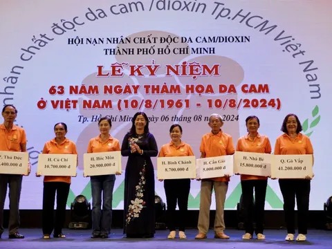 TP.HCM tổ chức Họp mặt kỷ niệm 63 năm ngày thảm họa da cam/dioxin ở Việt Nam.