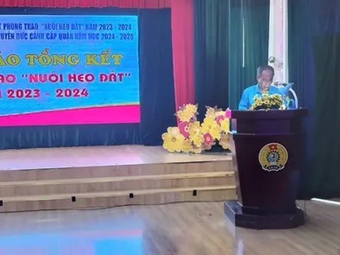 Liên đoàn Lao động Quận 11 tổng kết phong trào nuôi heo đất năm 2023-2024 và trao học bổng Nguyễn Đức Cảnh năm học 2024-2025