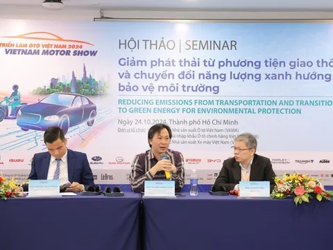 Hội thảo "Giảm phát thải từ phương tiện giao thông và chuyển đổi năng lượng xanh hướng tới bảo vệ môi trường"