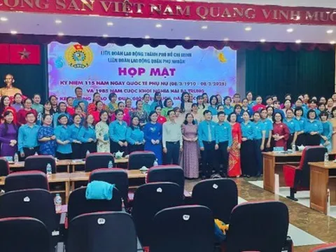 Liên đoàn Lao động quận Phú Nhuận tuyên dương 111 nữ đoàn viên công đoàn đạt danh hiệu “Giỏi việc nước, đảm việc nhà” tiêu biểu năm 2024