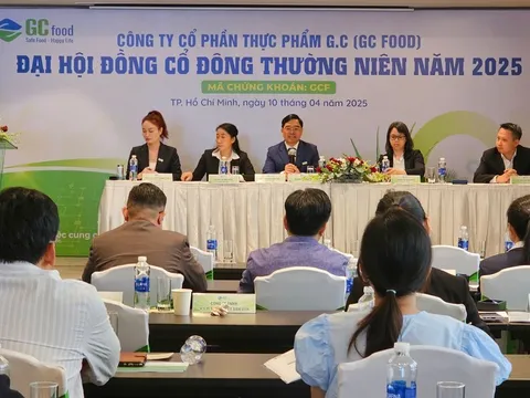 ĐHCĐ 2025: Công ty CP Thực phẩm G.C Food chia cổ tức 16% tiền mặt, lợi nhuận quý I tăng gấp đôi cùng kỳ