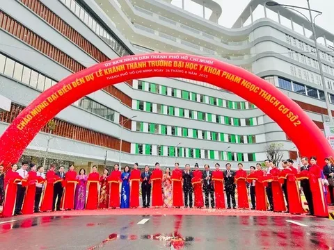 TPHCM khánh thành cơ sở 2 ĐH Y khoa Phạm Ngọc Thạch tại cụm y tế Tân Kiên, xã Tân Nhựt