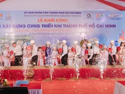 Khởi công Dự án cung thiếu nhi Tp. Hồ Chí Minh - Biểu tượng mới của Thành phố về văn hóa - giáo dục dành cho tuổi thơ
