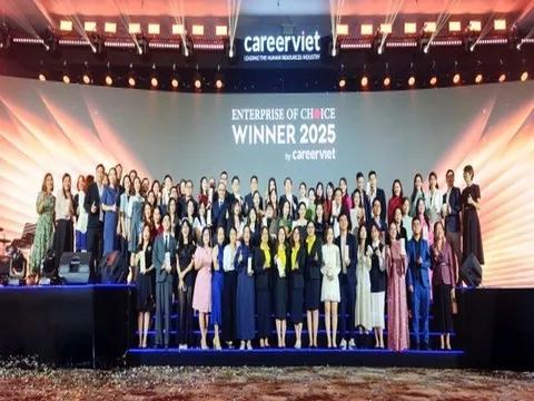 Công bố Bảng xếp hạng “Doanh nghiệp Yêu thích 2025 – Enterprise of Choice” do người lao động bình chọn