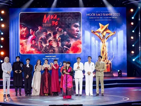Kết quả đêm trao giải Ngôi Sao Xanh lần thứ 12 - 2025: Mưa Đỏ thắng lớn, điện ảnh lịch sử lên ngôi
