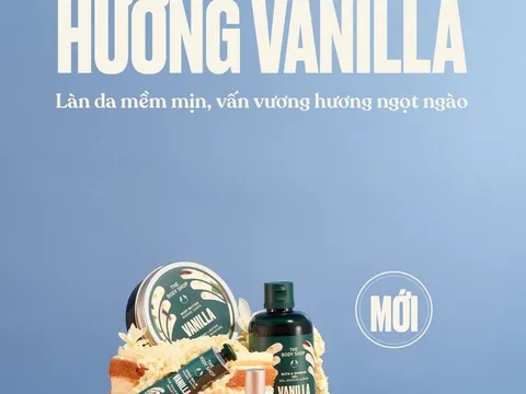 Đắm mình trong hương Vanilla The Body Shop viết tiếp câu chuyện của một nốt hương kinh điển