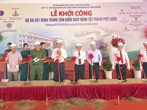 TP.HCM khởi công Trung tâm Kiểm soát bệnh tật gần 775 tỷ đồng