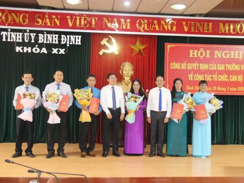 Bình Định điều động, luân chuyển, bổ nhiệm 9 cán bộ chủ chốt