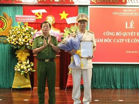 Thượng tá Trần Trung Hiếu làm Trưởng phòng CSGT Đường bộ - Đường sắt TP HCM