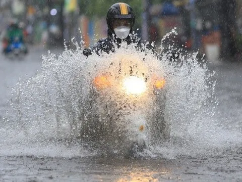 Chiều tối nay, nhiều khu vực có mưa to đến rất to