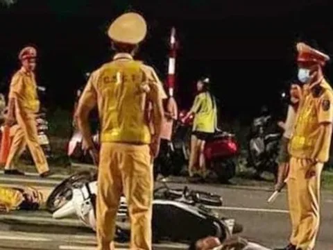 Vĩnh Phúc: Thanh niên trốn đo nồng độ cồn, lao thẳng vào CSGT