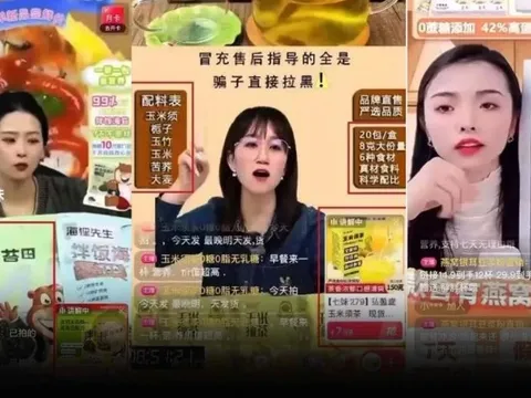Cảnh báo sản phẩm không đường rầm rộ trên livestream ở Trung Quốc