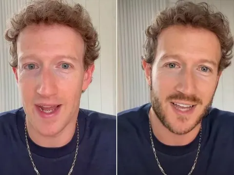Ảnh Mark Zuckerberg có râu gây sốt