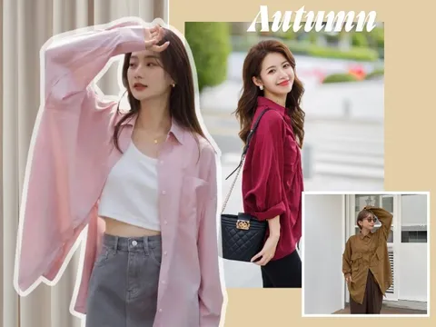 Cất sơ mi đen trắng đi, những màu áo sơ mi đẹp nhất diện mùa thu này đã lộ diện, giúp chị em mặc vào liền trẻ lại 10...