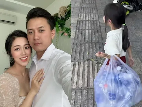 Con gái của Quách Ngọc Tuyên và vợ kém 16 tuổi đi nhặt ve chai 10 ngày liền để mang đến trường quốc tế