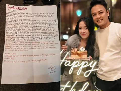 Con gái Hồng Đăng gây chú ý với bức thư tay gửi bố, ái nữ tuổi dậy thì được khen ra dáng Hoa hậu, sống tình cảm