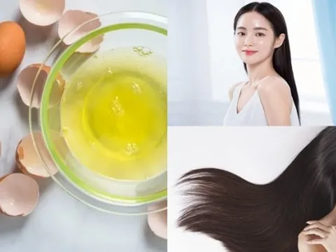 Làm đẹp từ gian bếp: Da mịn, tóc khỏe với lòng trắng trứng