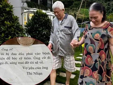 Mảnh giấy cụ bà U80 gửi chồng trước khi nhập viện khiến nhiều người cay khóe mắt